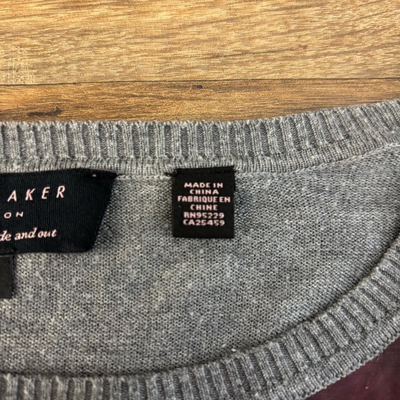 Ted Baker Multicolor Dolman Long Sleeve Sweater Colorful - Picture 4 of 7